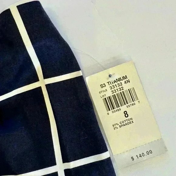 Women’s Ralph Lauren Golf Stretch Skort Sz 8 Blue White - Picture 3 of 11